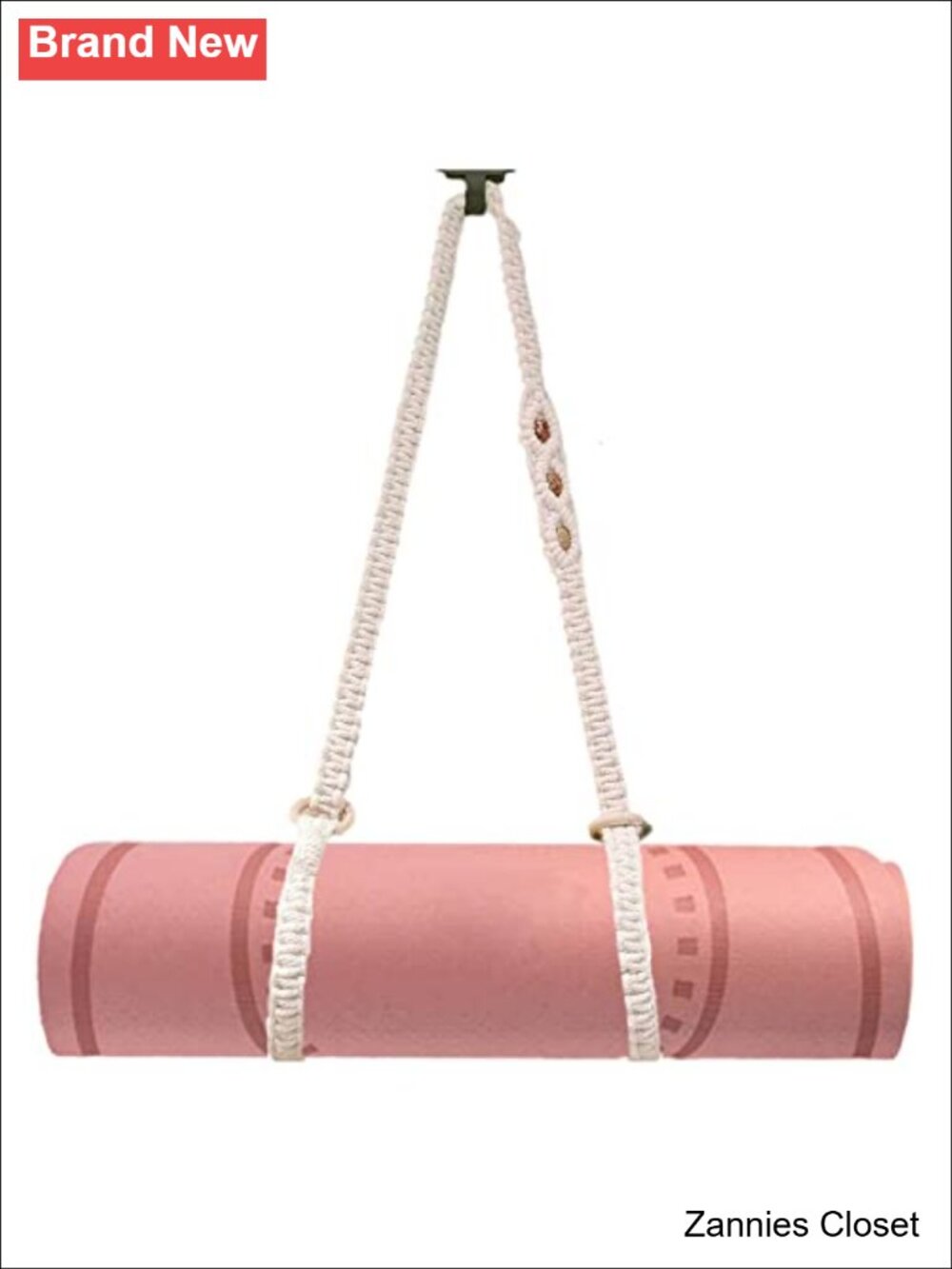 ✨ kiido Macrame Yoga Mat Carrying Strap Cotton Hand Woven Multi-Purpose Carrier